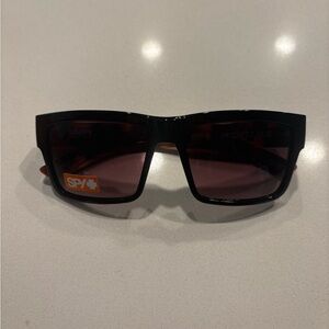 SPY Unisex Montana Black/Honey Tortoiseshell Sunglasses